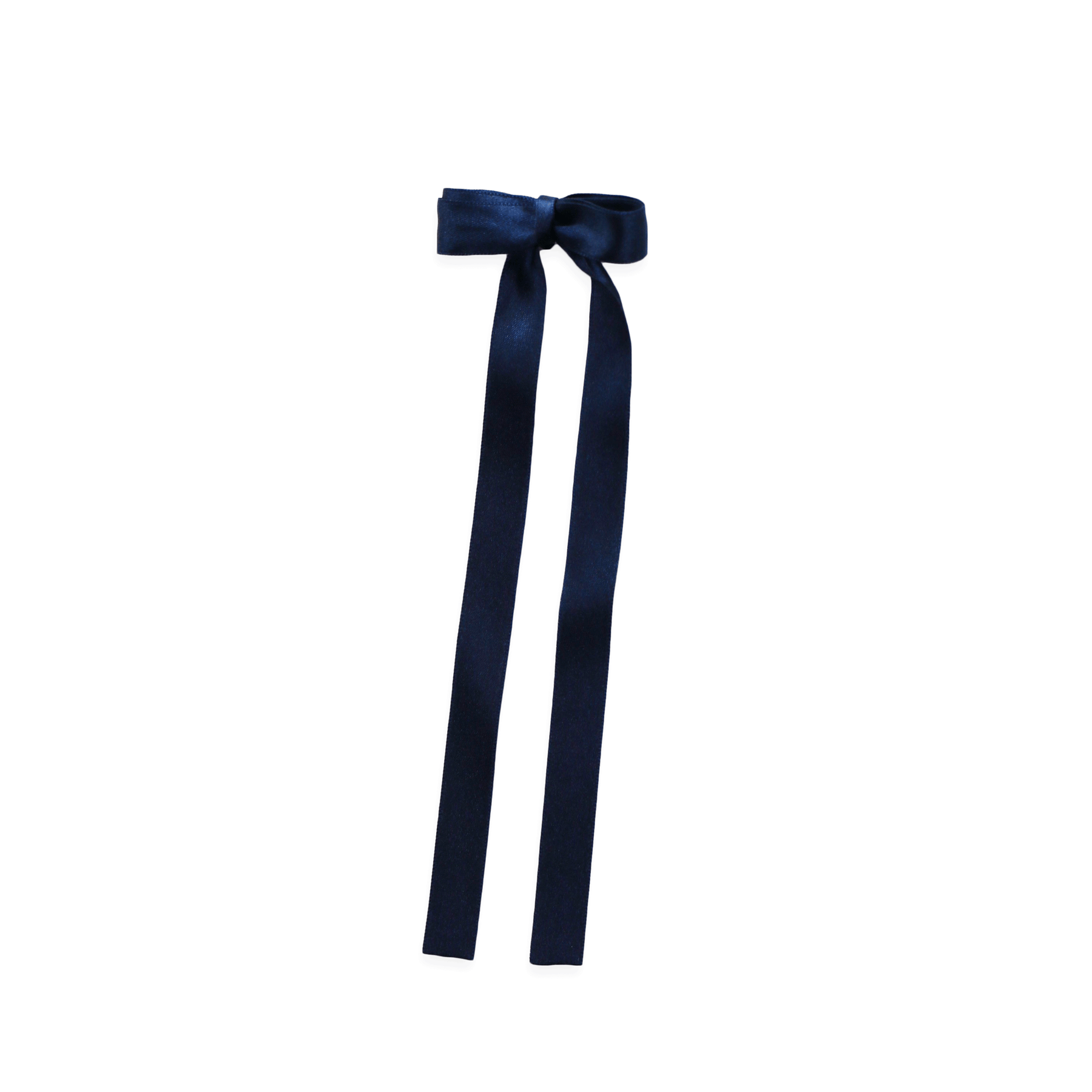 Navy Swiss Dot Ribbon - Hair bow Ribbon