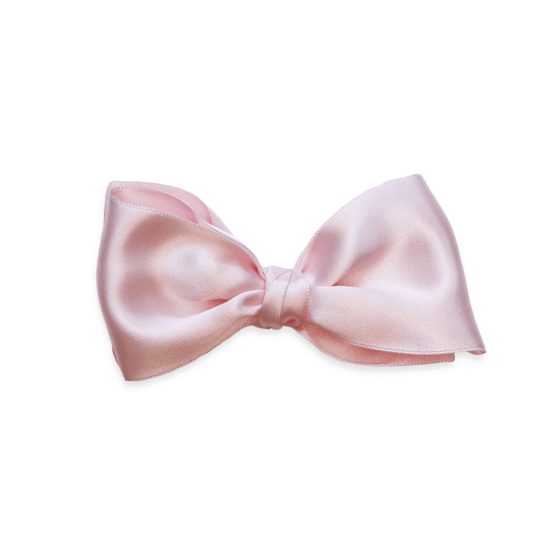 Satin Hair Bows for Women Mauve Pink